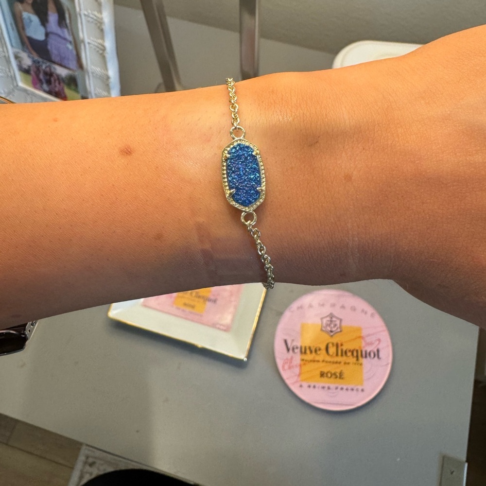 Kendra Scott Elaina Gold Adjustable Chain Bracelet